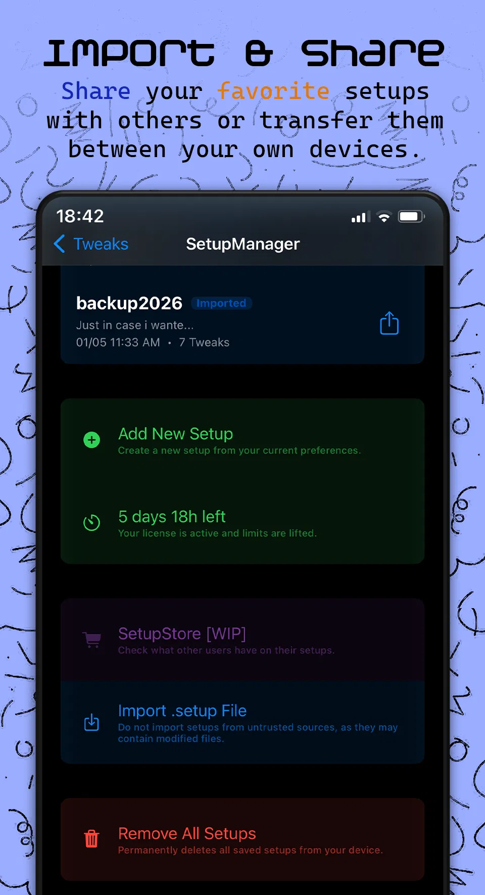 SetupManager preview 2